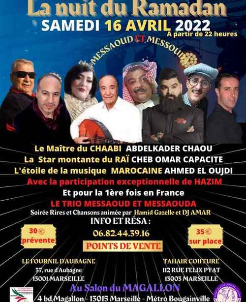 SoirÃ©e la nuit du Ramadan Ã  Marseille