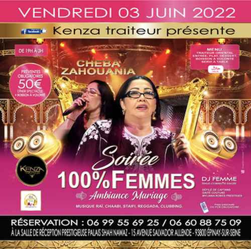 SOIRÃ‰E FEMME CHEBA ZAHOUANIA